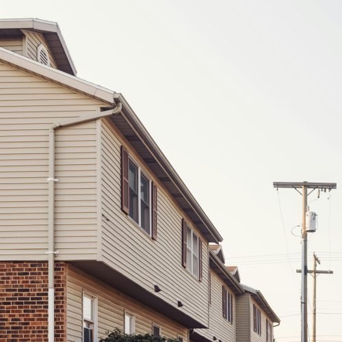 Residential gutter replacement project